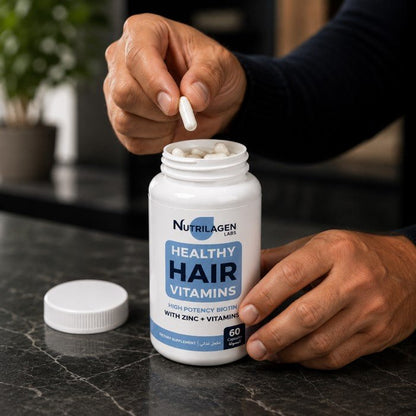 BIOTIN HAIR VITAMINS - Nutrilagen Labs